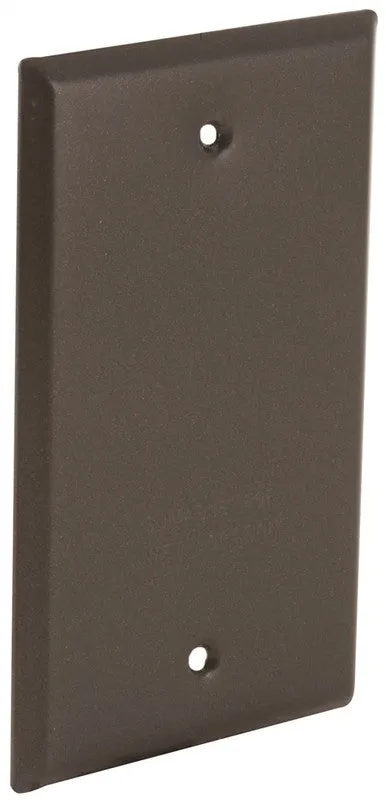 1 Gang Blank Cover Bronze