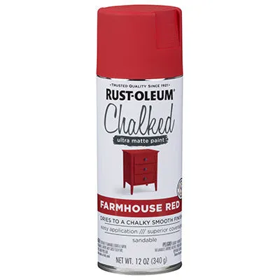 12 OZ RED Chalked Spray