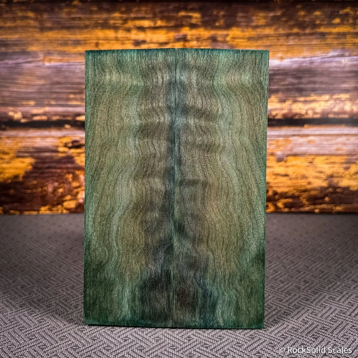 #2507 - Teal Quilted Maple