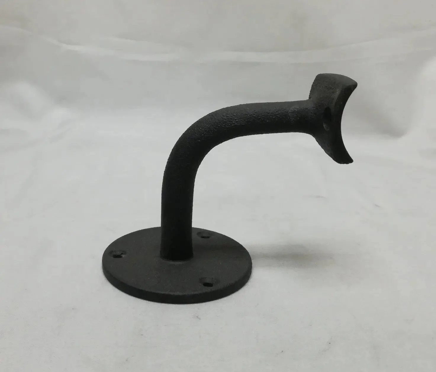 3-Screw Hand Rail Bracket for 1-1/2" Tubing - Matte Black