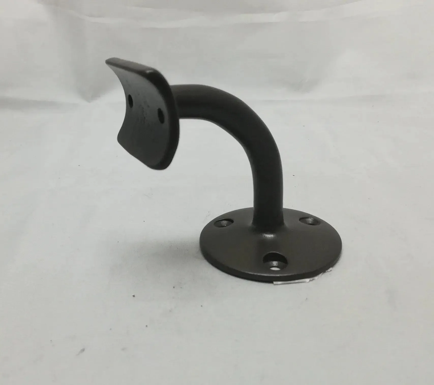 3-Screw Hand Rail Bracket for 1-1/2" Tubing - Matte Black