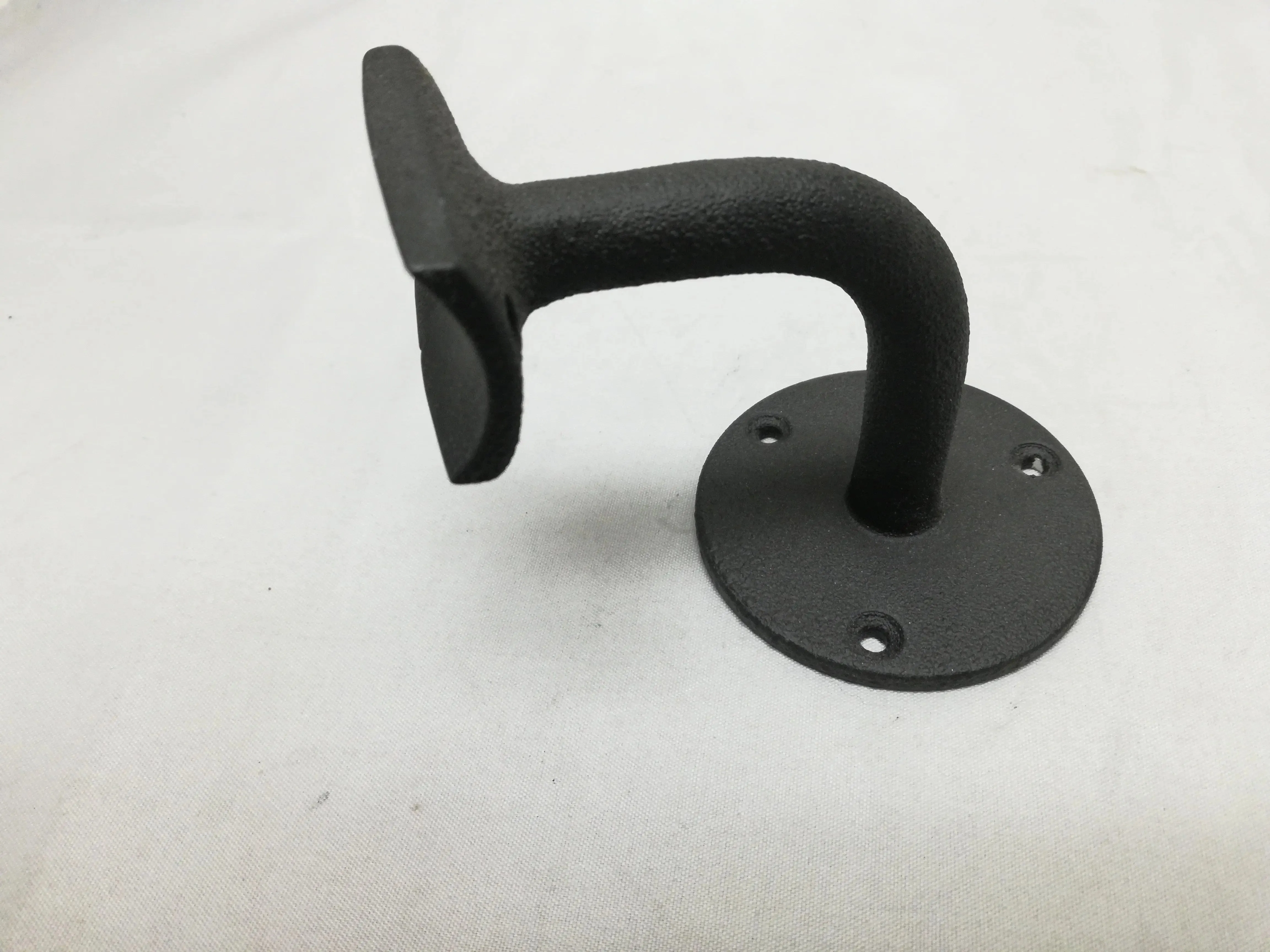 3-Screw Hand Rail Bracket for 1-1/2" Tubing - Matte Black