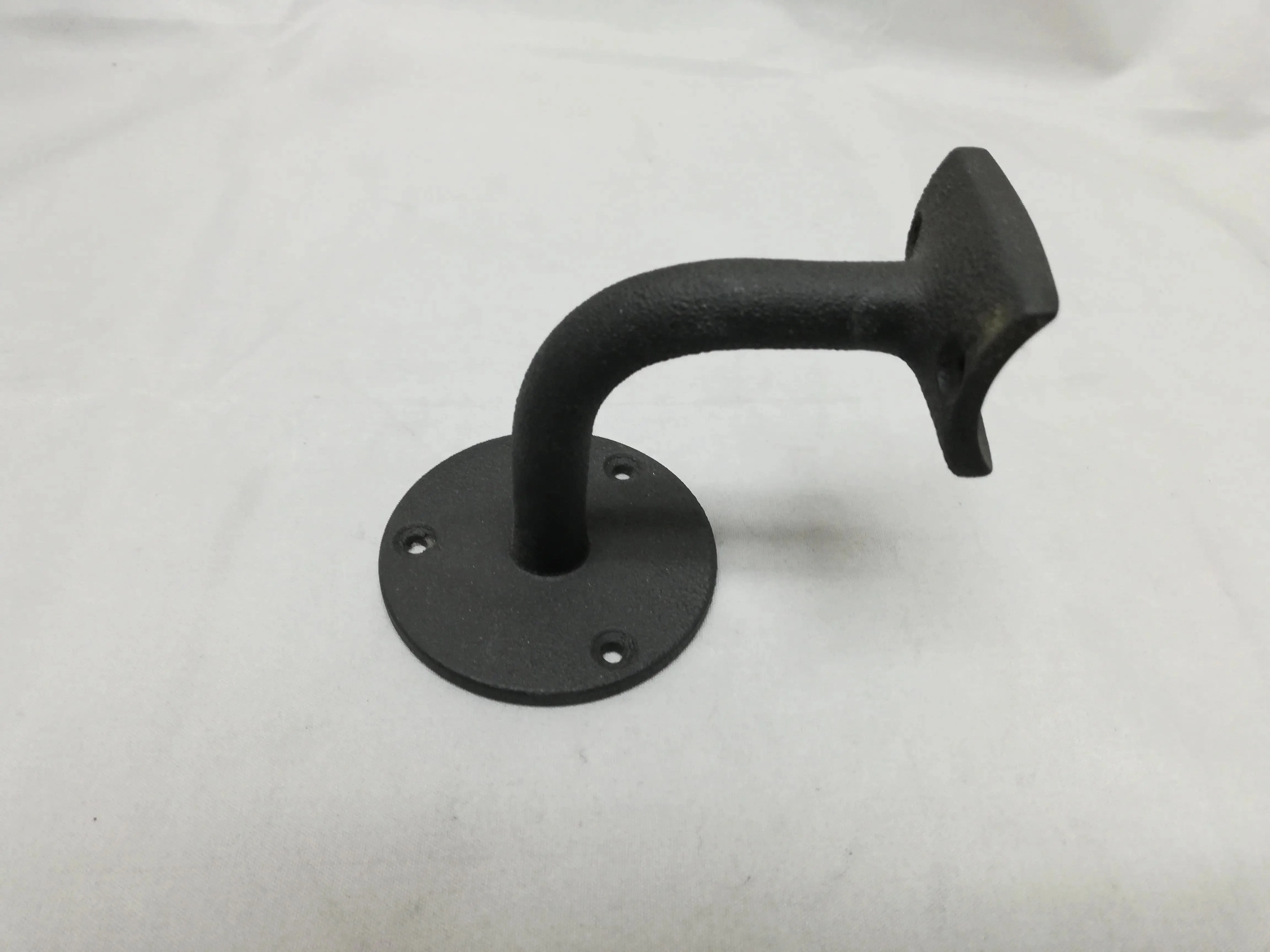 3-Screw Hand Rail Bracket for 1-1/2" Tubing - Matte Black