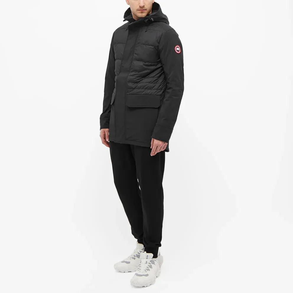 $800 CANADA GOOSE - "BRETON" Black Down Parka Coat - L