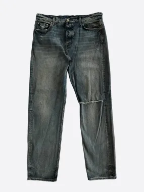 Amiri Dark Blue Distressed Jeans