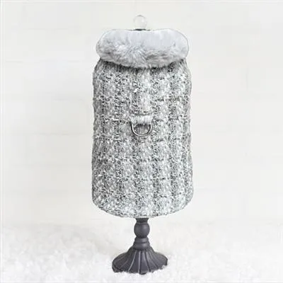 Annabella Dog Coat: Platinum