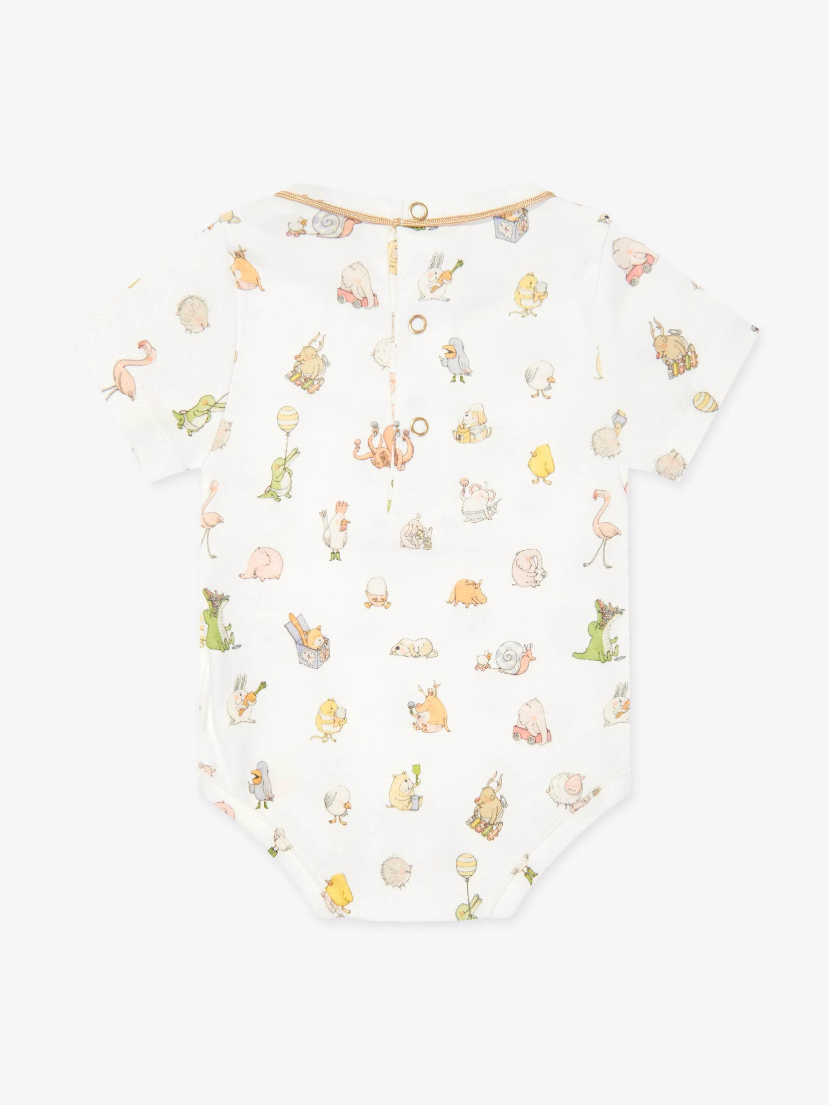 Atelier Choux Baby Classic Bodysuit in White