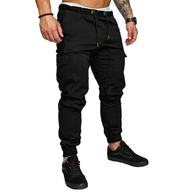 Autumn Men Pants Hip Hop Harem Joggers Pants