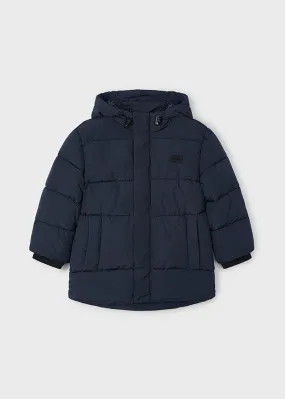 AW24 Mayoral Boys Navy Blue Coat 4469