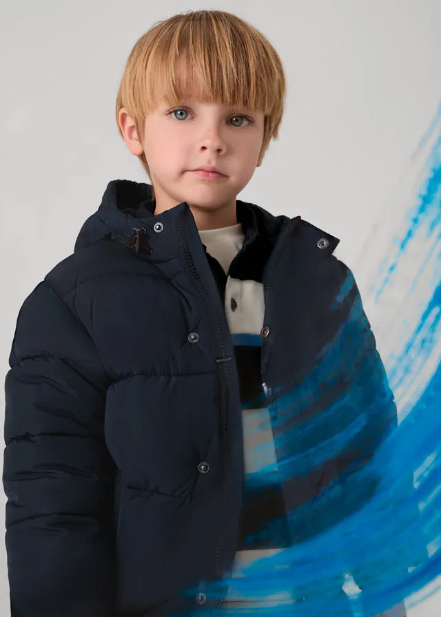 AW24 Mayoral Boys Navy Blue Coat 4469