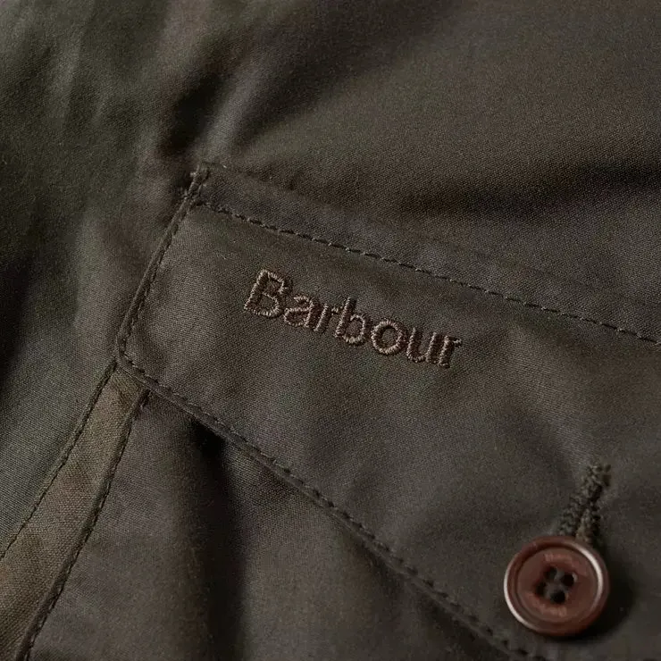 Barbour Beacon as worn in Skyfall James Bond Wax Sports Jacket - Olive MWX0007OL71