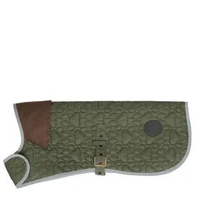 Barbour Paw Quilt Dog Coat Olive