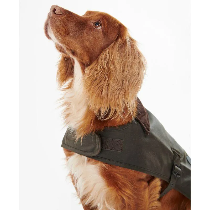 Barbour Wax Dog Coat - Olive