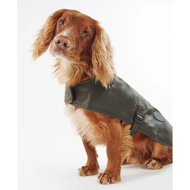 Barbour Wax Dog Coat - Olive