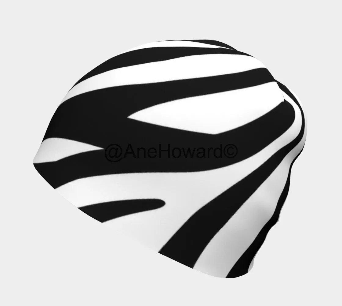 Beanie Zebra with Bamboo Lining