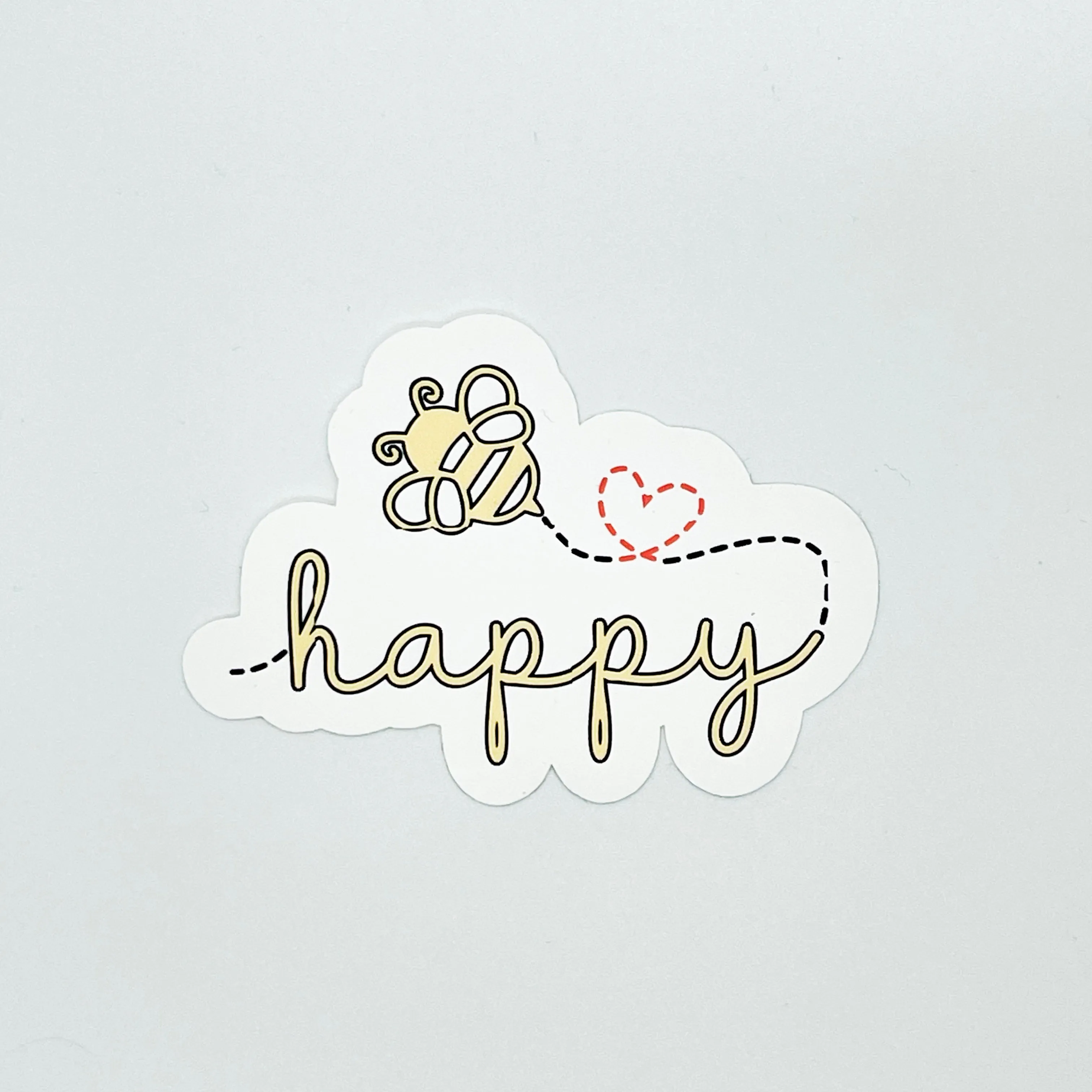 Bee Happy Sticker