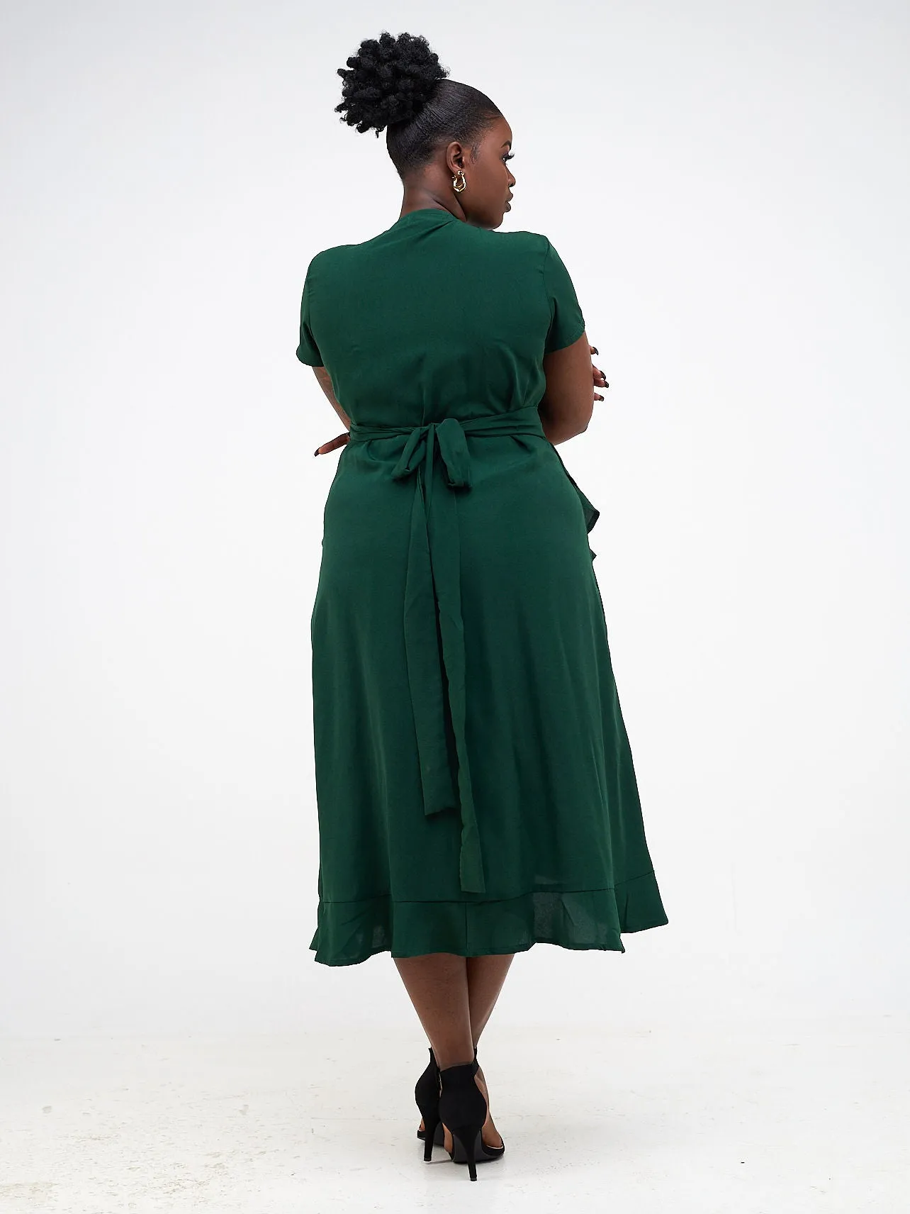 Belize Wrap Dress - Green