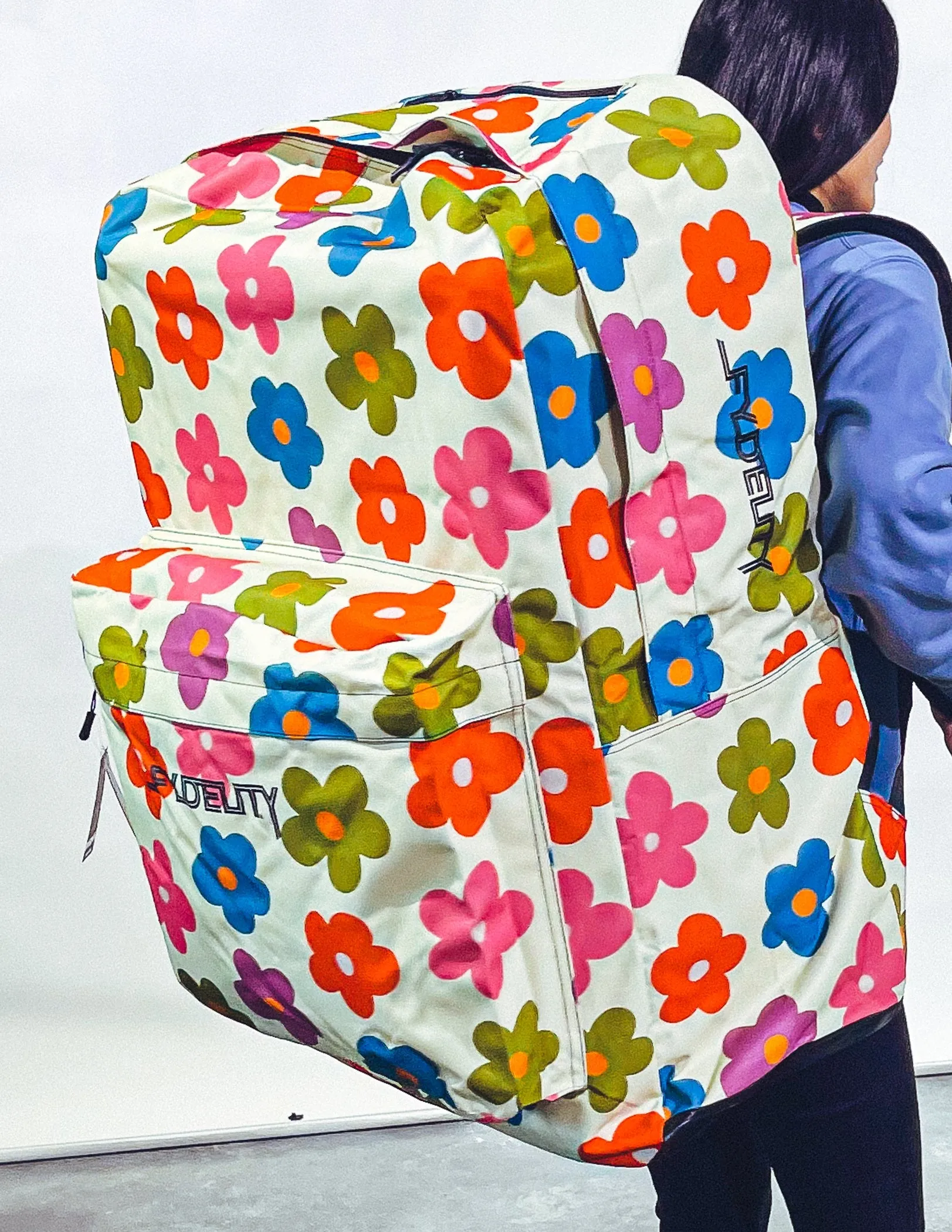 Big A$$ Backpack |900D rPET Recycled | Multi-Poppy