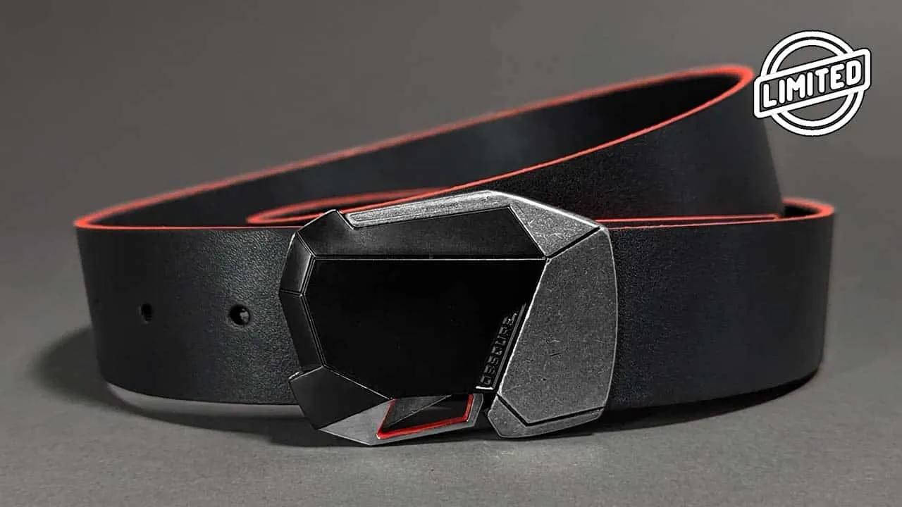 Black Ops Fractal Leather Belt | Color Editions