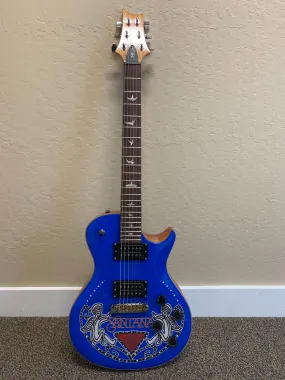 Blue Africa Santana PRS SE 245  Singlecut with Clear Coat - Limited Print Run