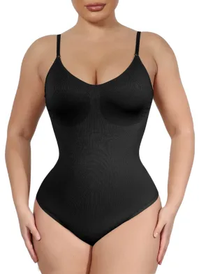 Bodysuit for Women Tummy Control Bodysuit | Thong Design Sculpting Body Shaper Dupes