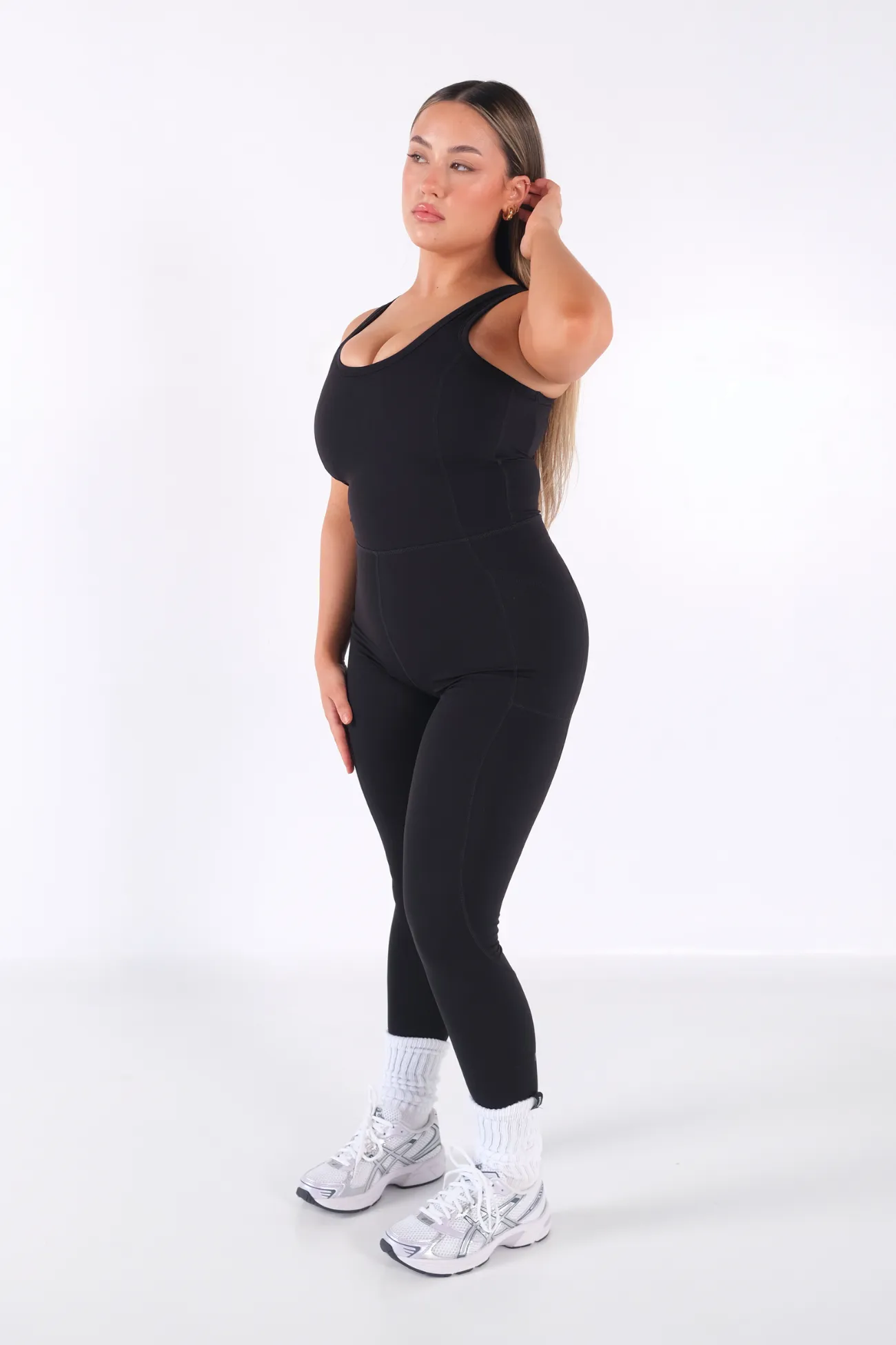 Breathe Full Pocket Bodysuit - Black