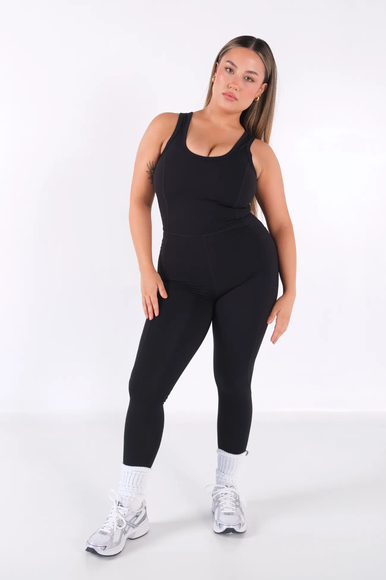 Breathe Full Pocket Bodysuit - Black