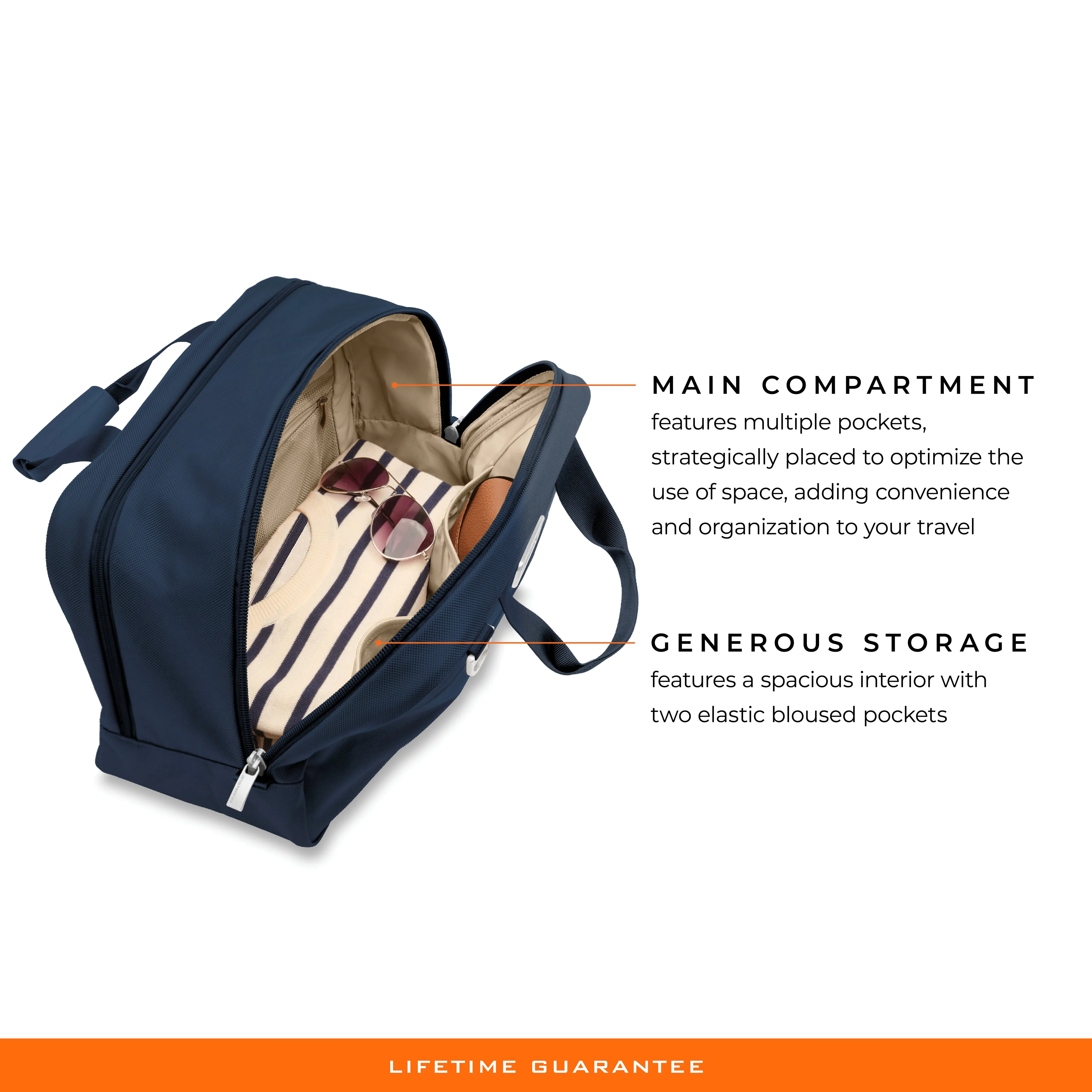 Briggs & Riley Baseline Executive Travel Duffle - Navy
