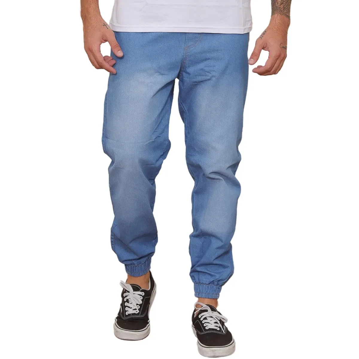 Calça Jeans Jogger Casual