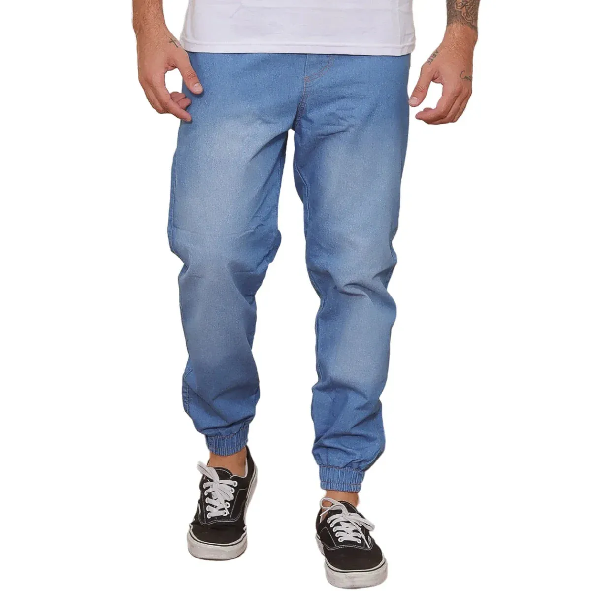 Calça Jeans Jogger Casual