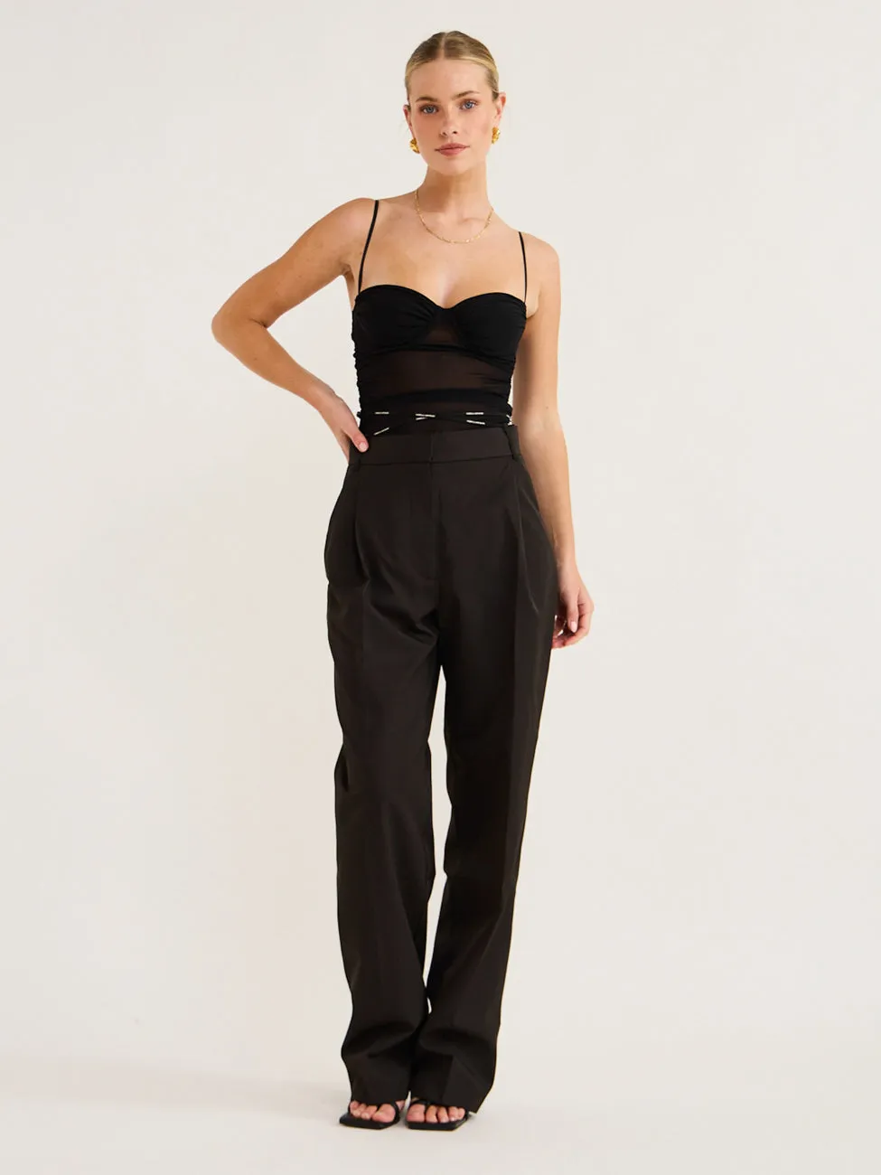 Camilla and Marc Majorelle Bodysuit in Black