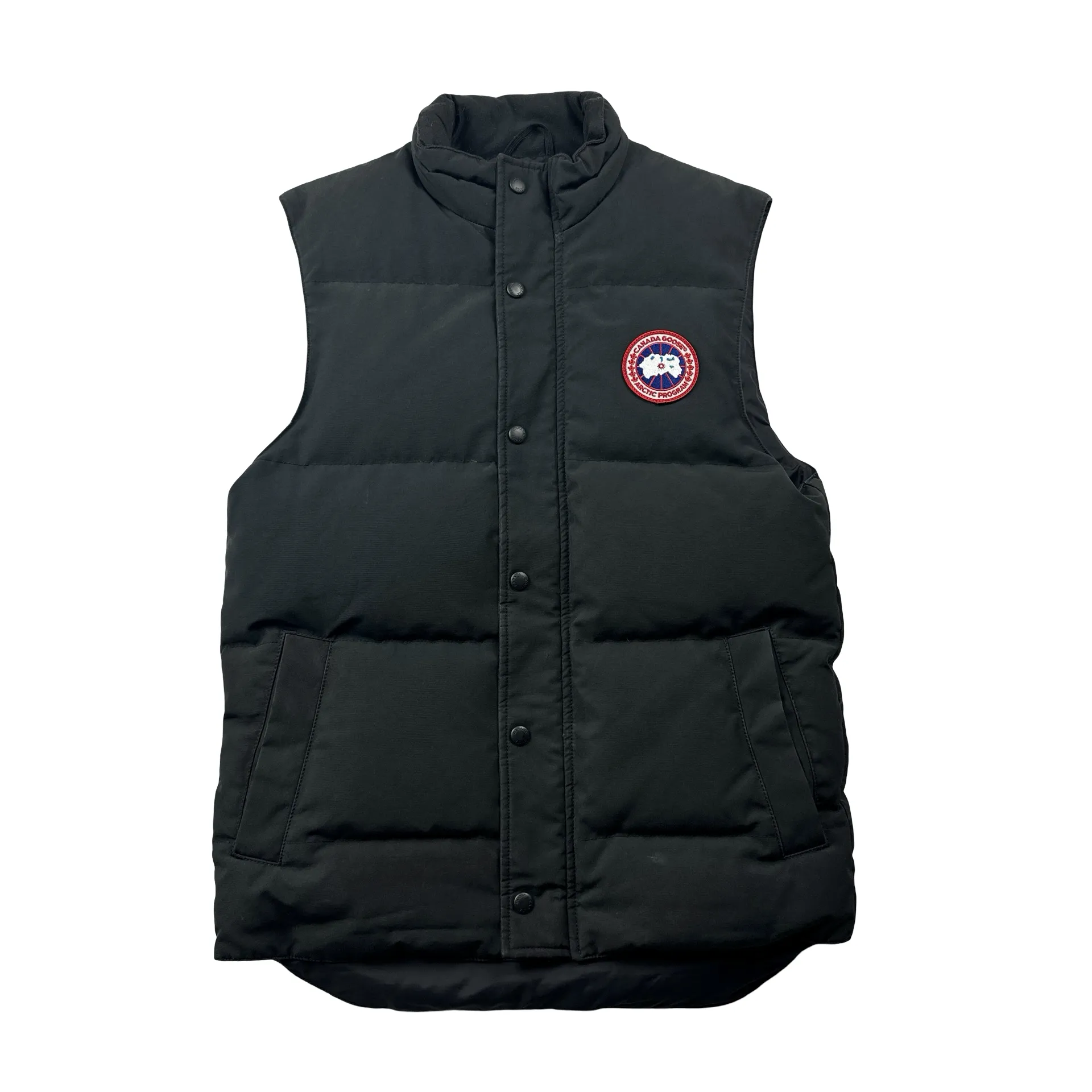 Canada Goose Black Down Filled Gilet - Small