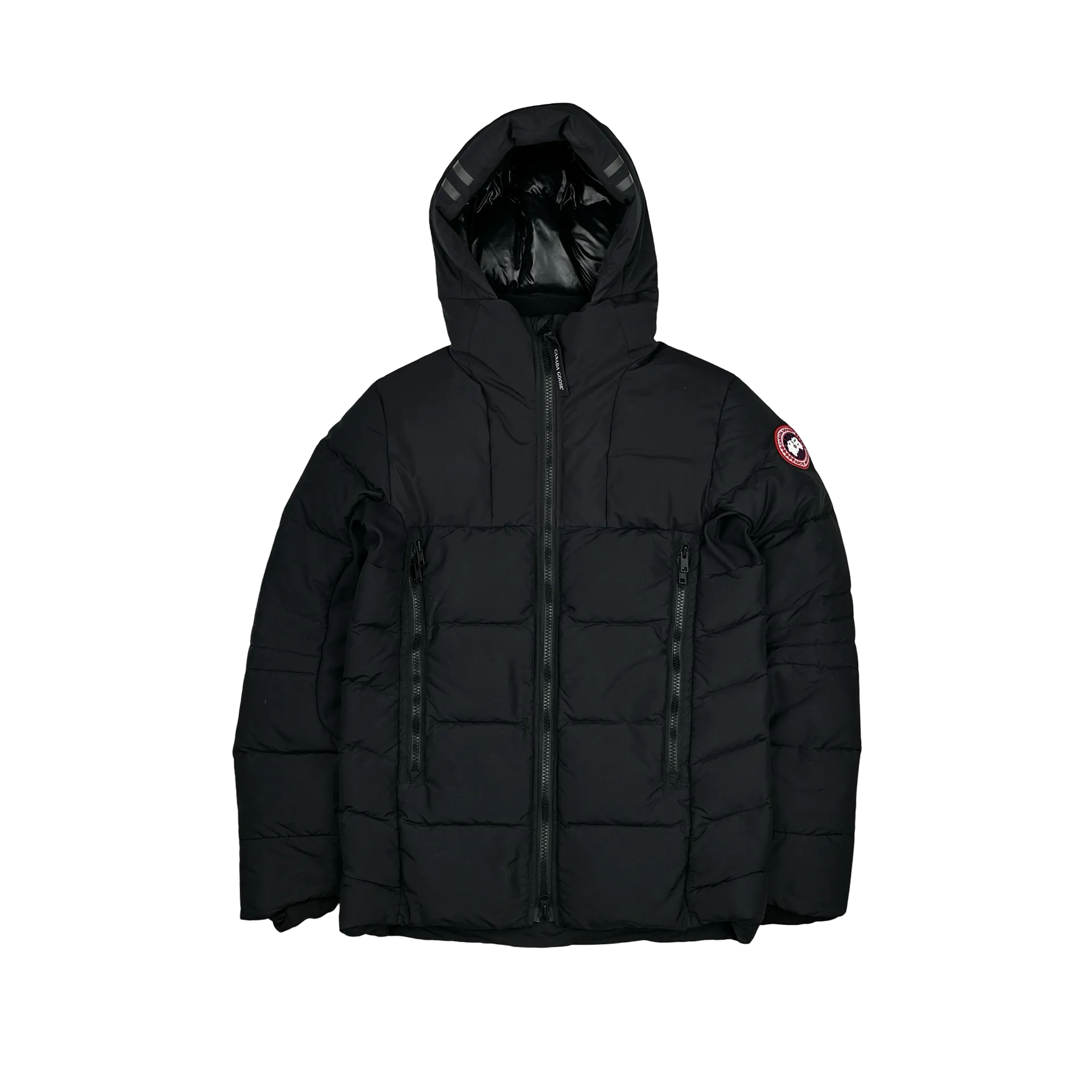 Canada Goose Black Premium Down Hybridge Puffer Jacket - Medium