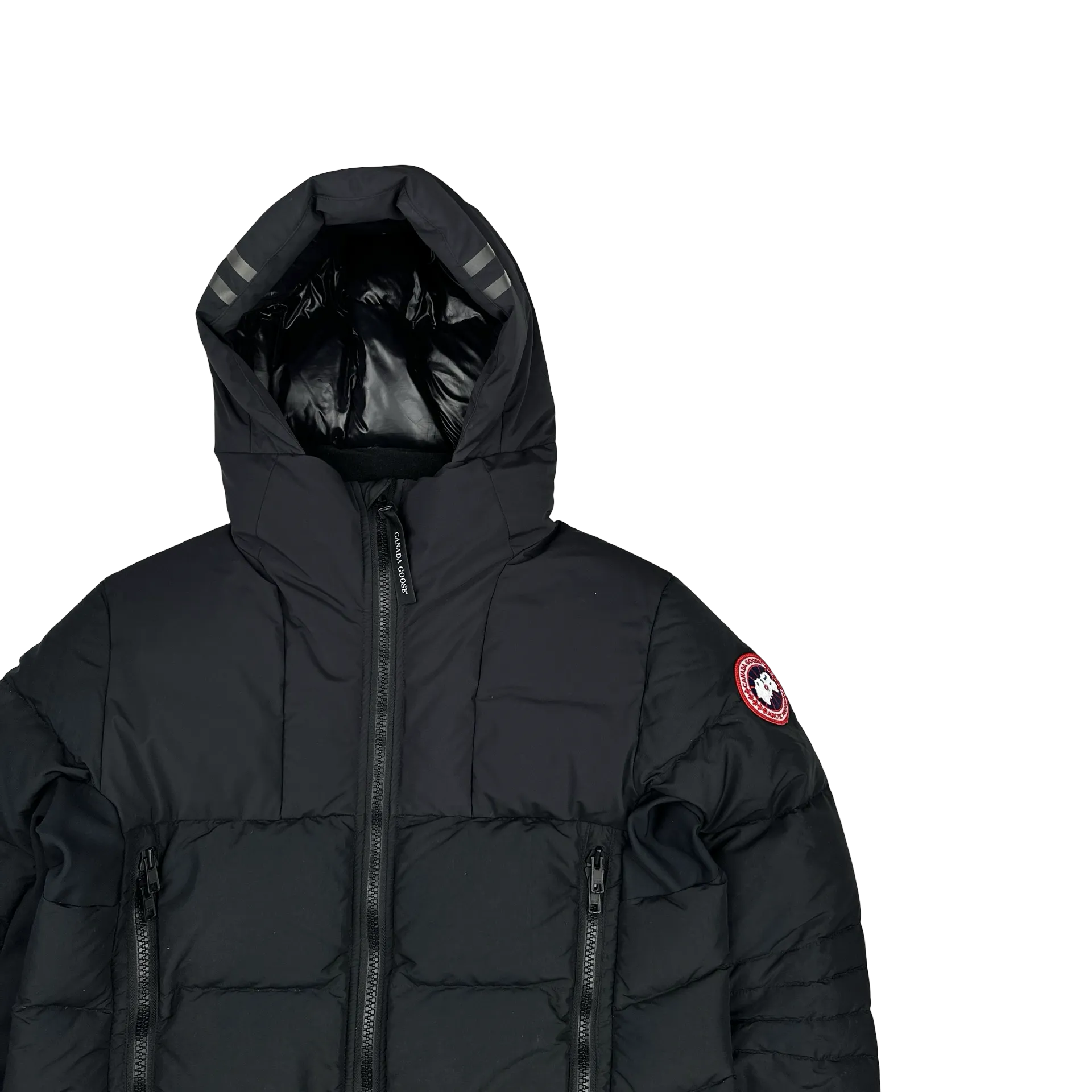 Canada Goose Black Premium Down Hybridge Puffer Jacket - Medium