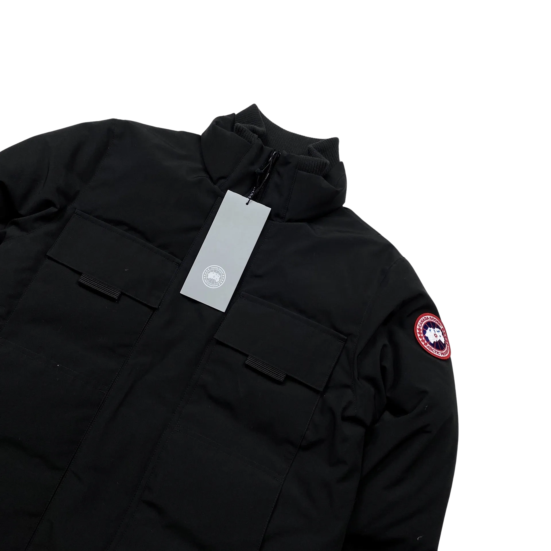 Canada Goose Forester Black Premium Down Filled Multipocket Jacket - Medium