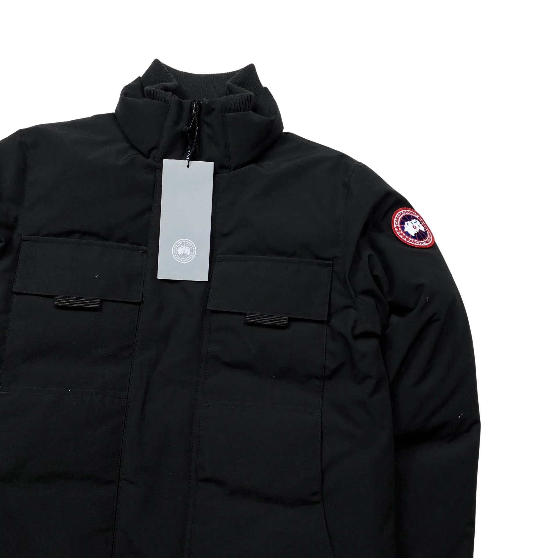 Canada Goose Forester Black Premium Down Filled Multipocket Jacket - Medium