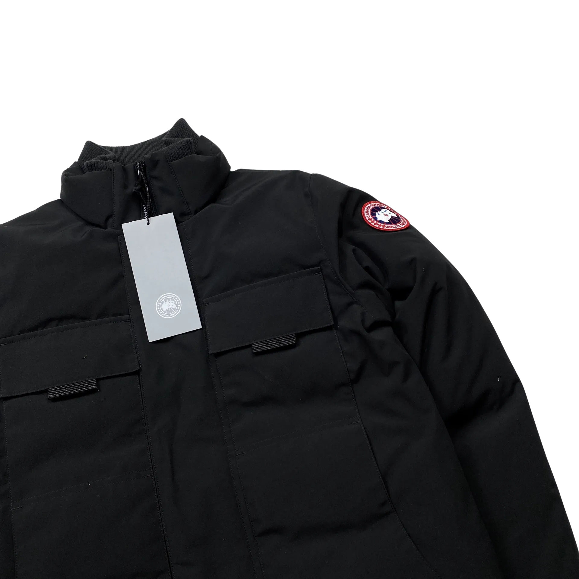 Canada Goose Forester Black Premium Down Filled Multipocket Jacket - Medium