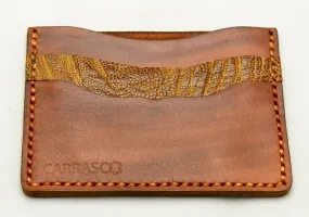 Card Wallet  |  3 slot tan | calf