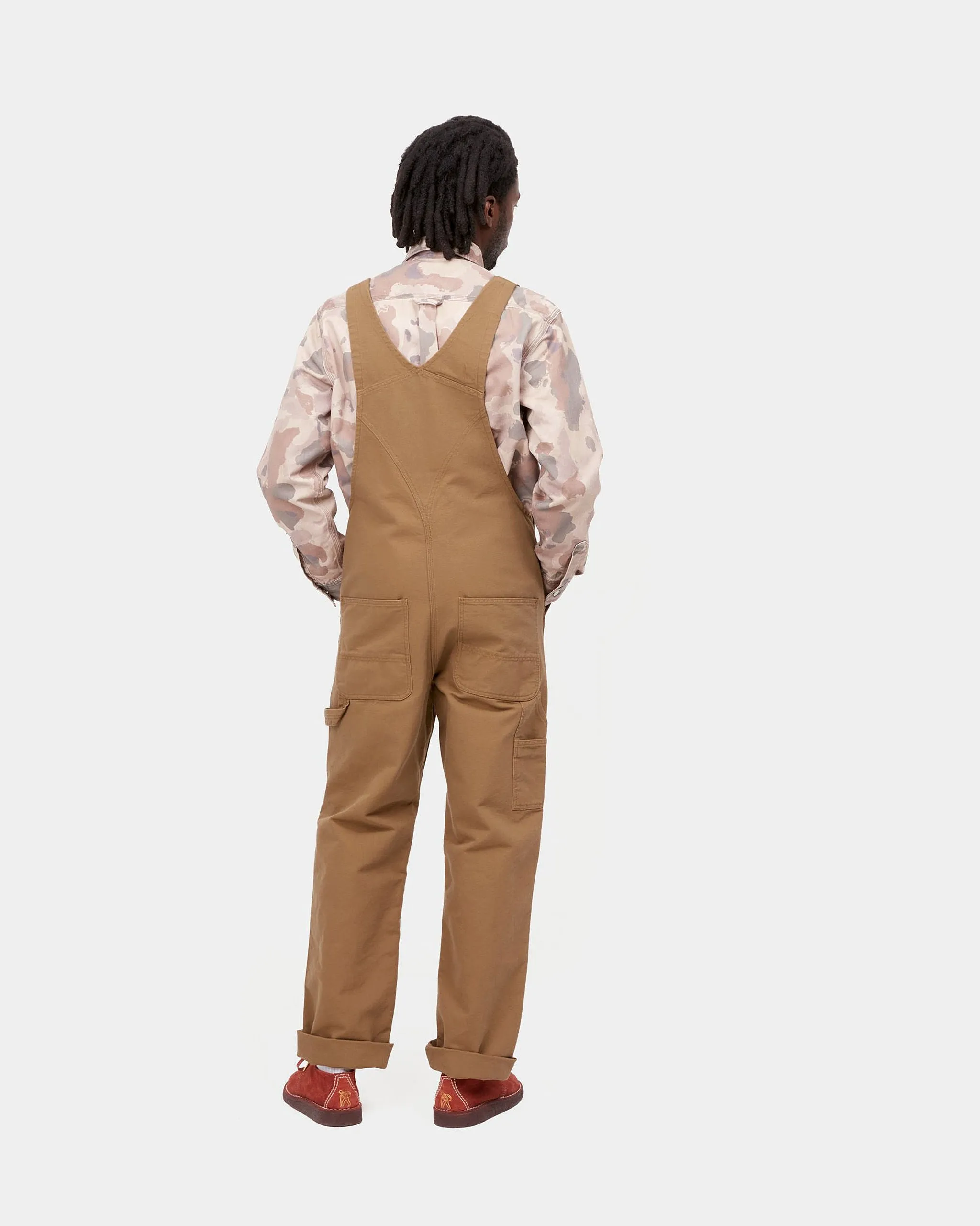 Carhartt WIP Bib Overall - Hamilton Brown Rinsed