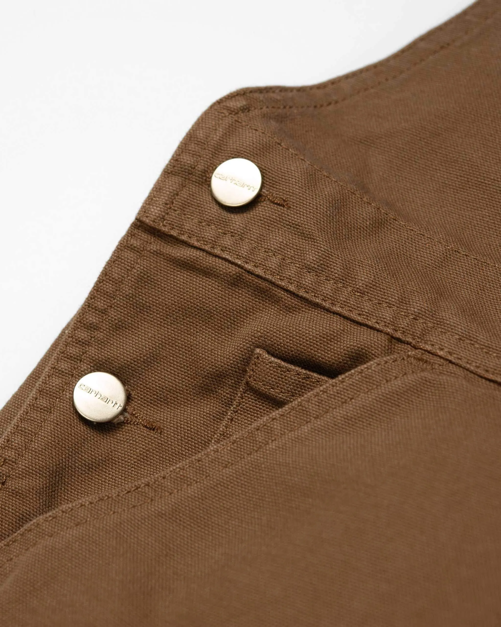 Carhartt WIP Bib Overall - Hamilton Brown Rinsed