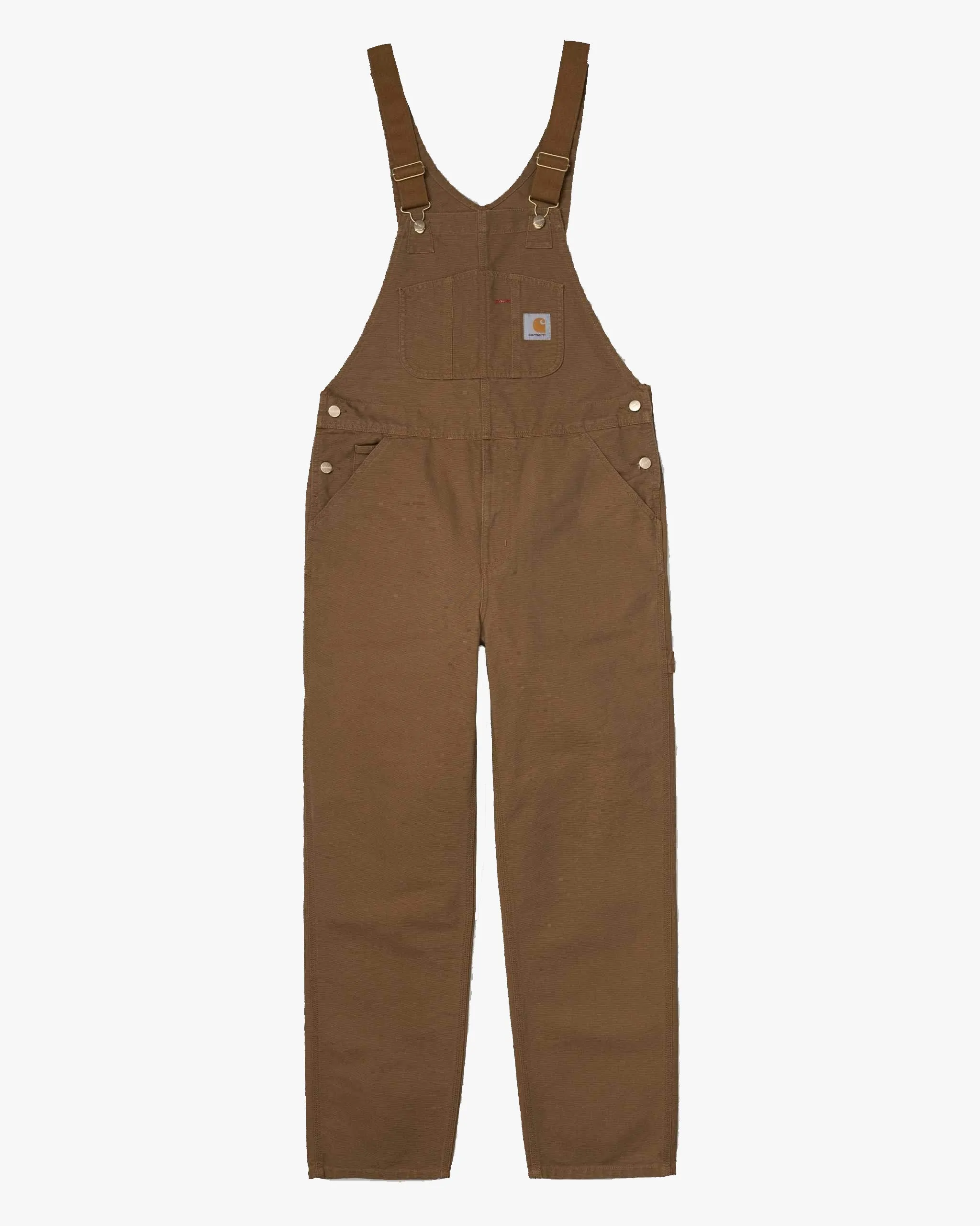 Carhartt WIP Bib Overall - Hamilton Brown Rinsed