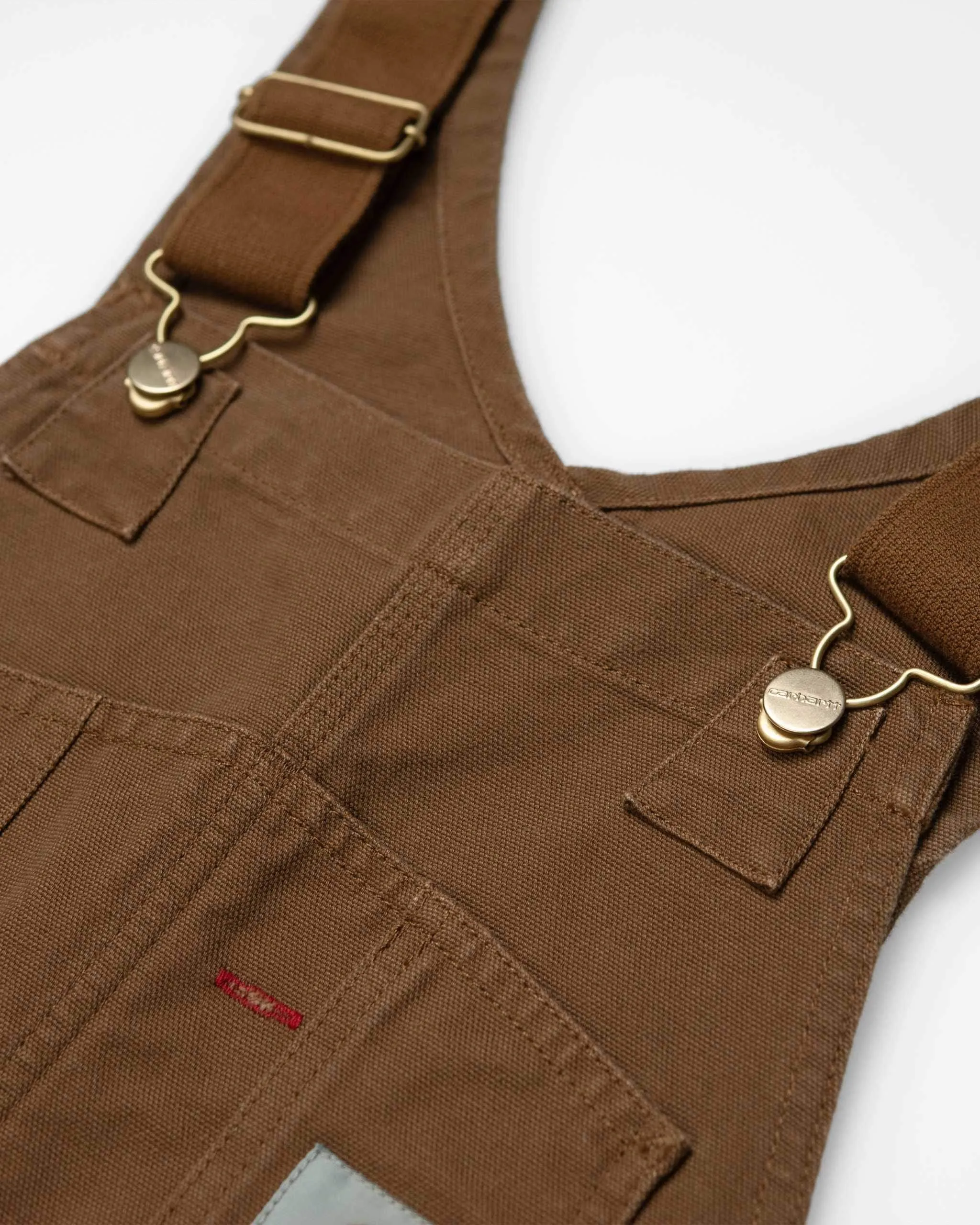 Carhartt WIP Bib Overall - Hamilton Brown Rinsed