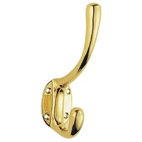 Carlisle Brass Heavy Architectural Quality Hat & Coat Hook   Screws