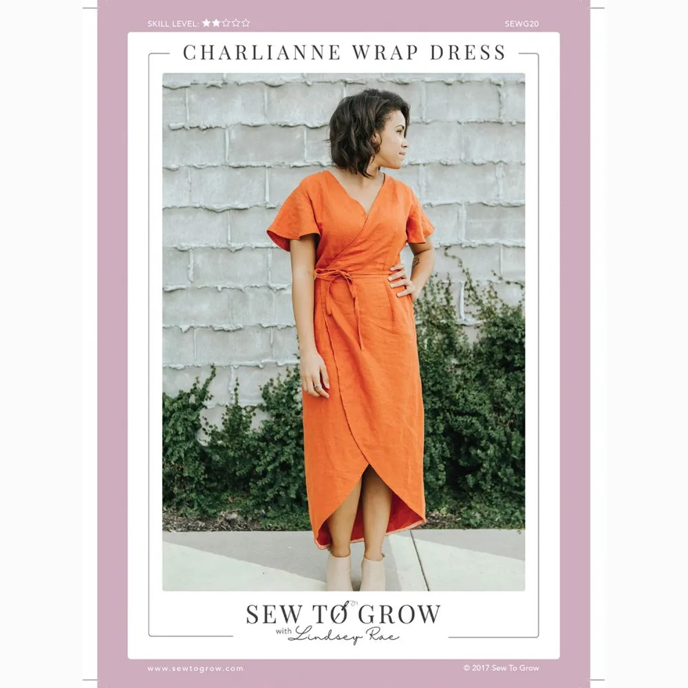 Charli Anne Wrap Dress Pattern