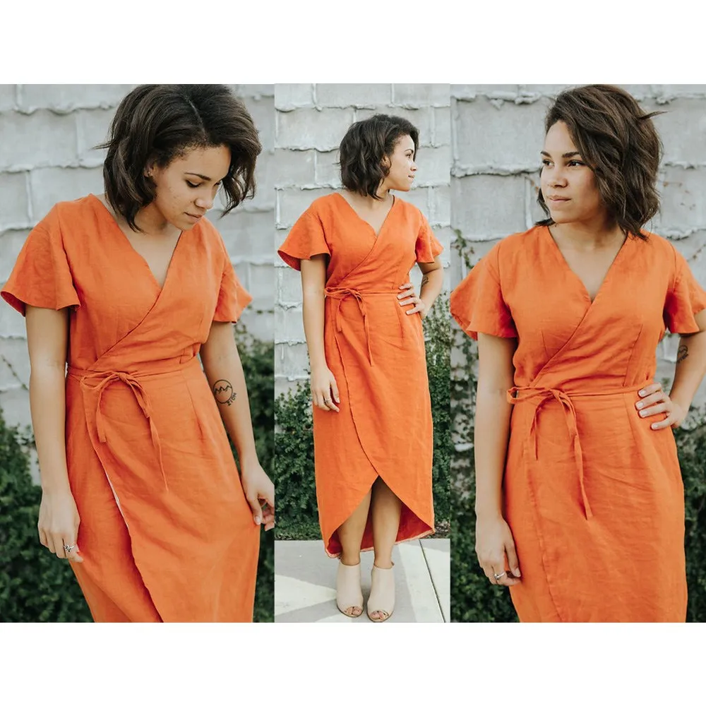 Charli Anne Wrap Dress Pattern