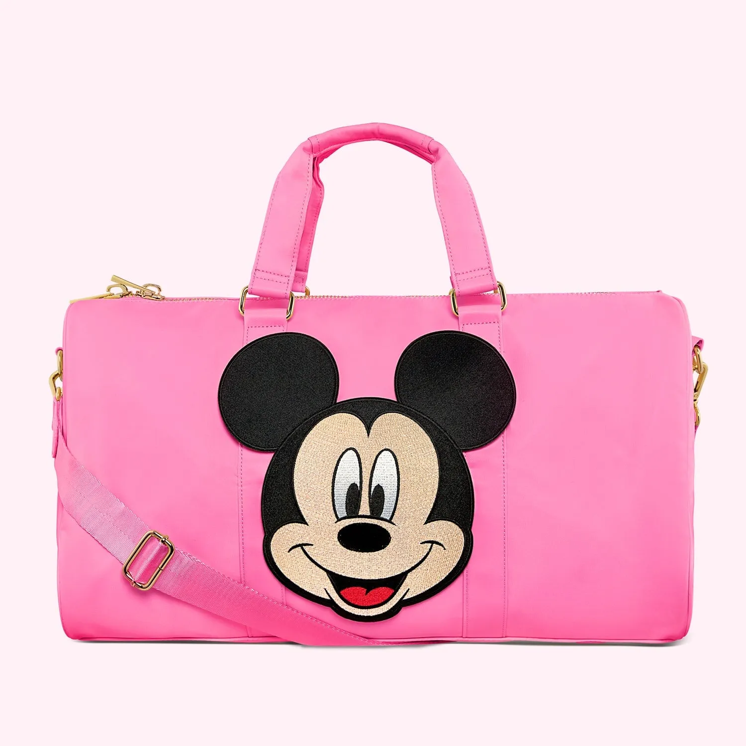 Classic Bubblegum Duffle with Jumbo Mickey Patch