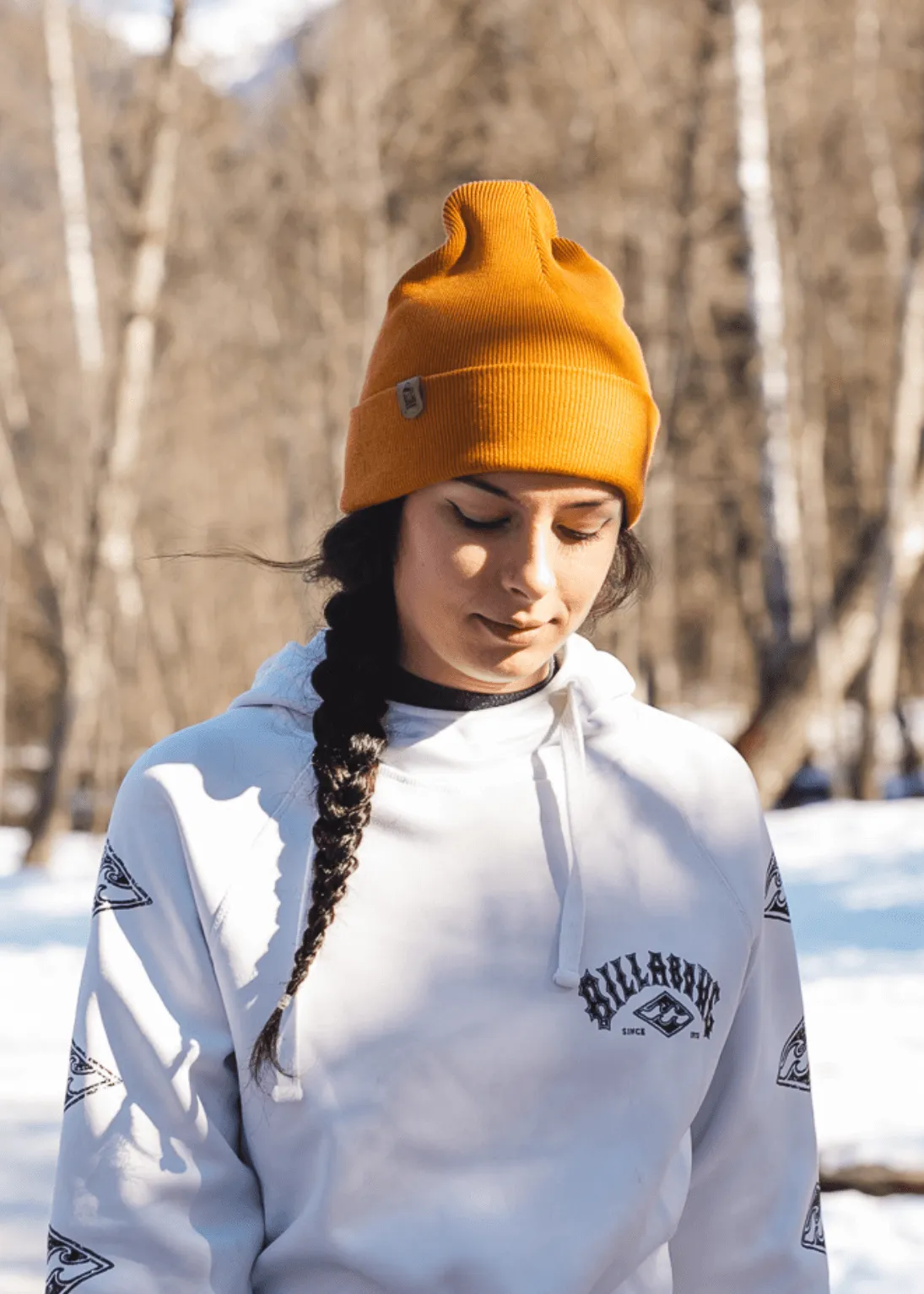 Classic Organic Beanie Hat in Day Fall