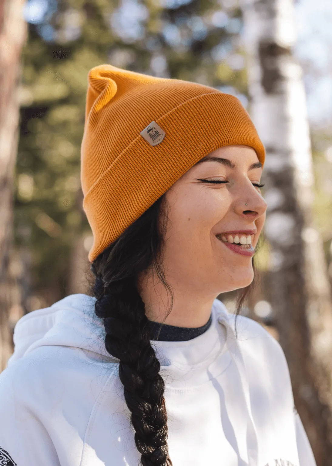 Classic Organic Beanie Hat in Day Fall