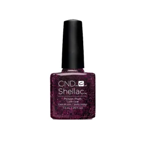 CND Shellac Gel Polish, 90859, Fall 2015 Contradiction Shade, Poison Plum, 0.25 oz KK0824