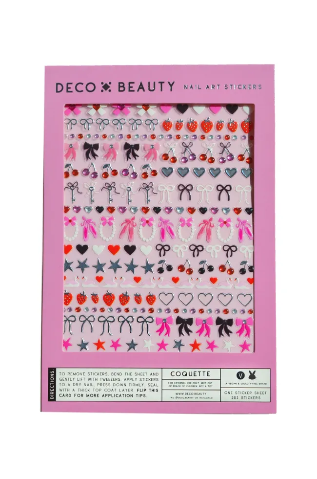 Coquette Nail Art Stickers